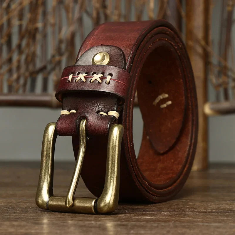 EVEREST FULL-GRAIN LEATHER BELT