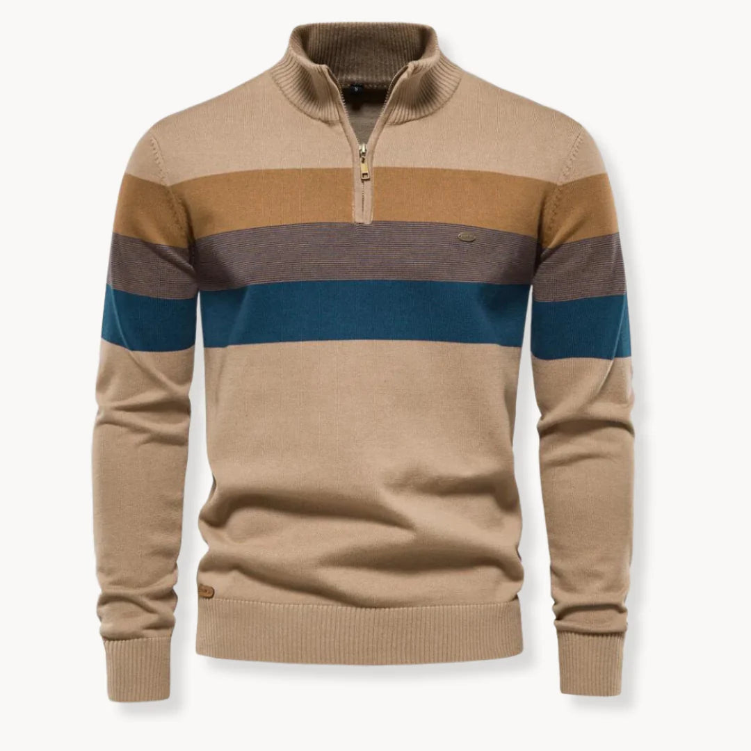 BURK QUARTER ZIP SWEATER