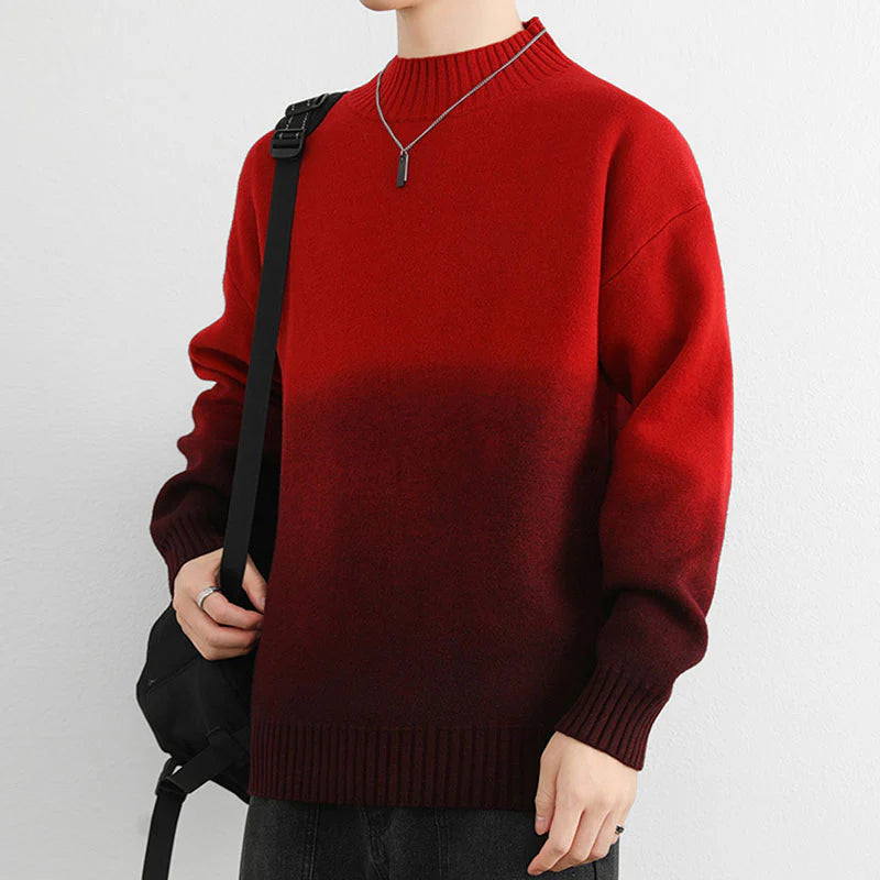 VARELLO OMBRÉ KNIT CREWNECK