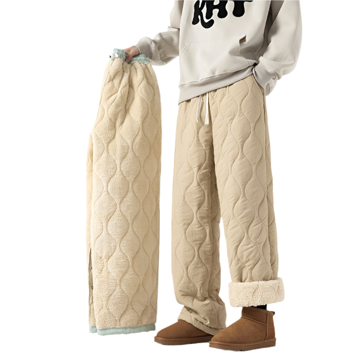 HERITAGE QUILTED FLEECE PANTS