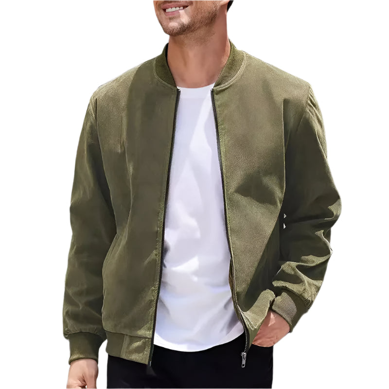 VINTEDGE SOLID SUEDE JACKET