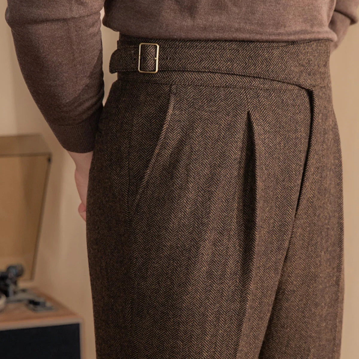 WOOL TROUSERS