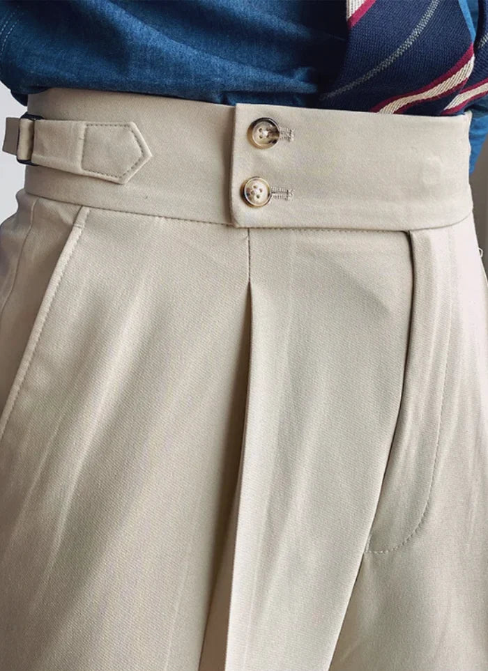 MID-HIGH WAIST ITALIAN TROUSERS