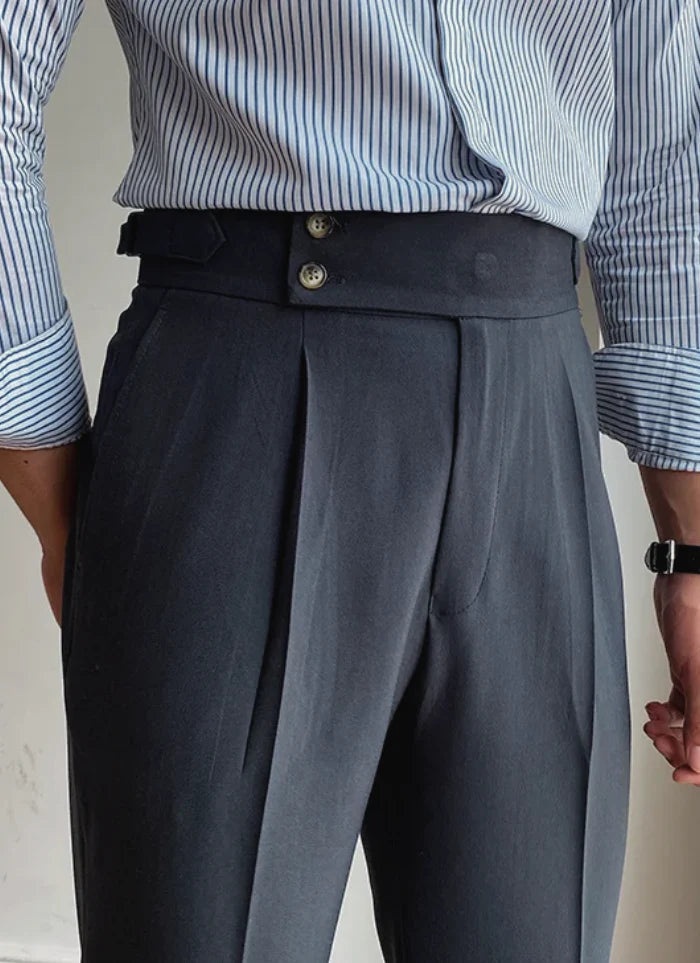 MID-HIGH WAIST ITALIAN TROUSERS