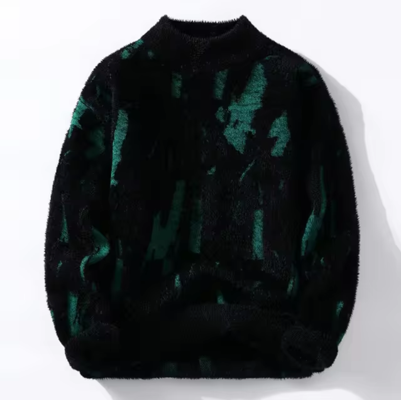 ART-INSPIRED KNIT PULLOVER