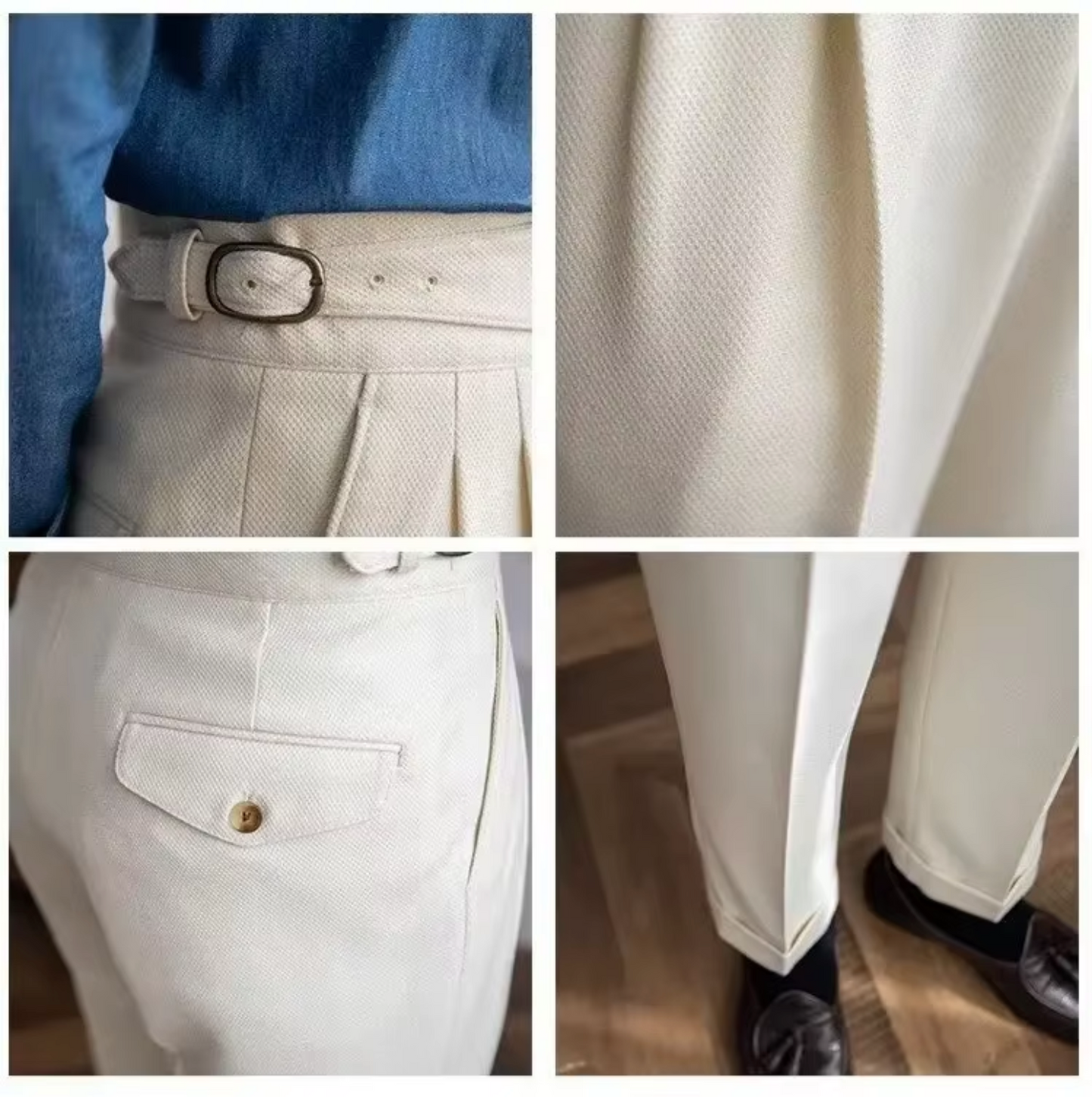 MODENA ADJUSTABLE TAILORED TROUSERS