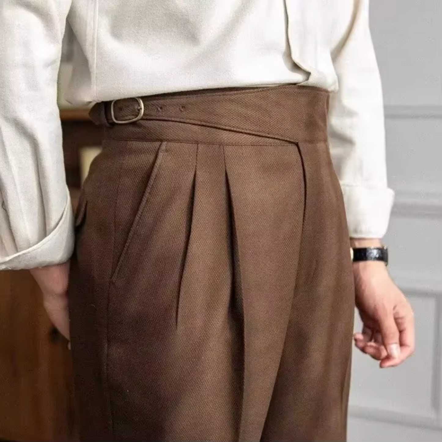 MODENA ADJUSTABLE TAILORED TROUSERS
