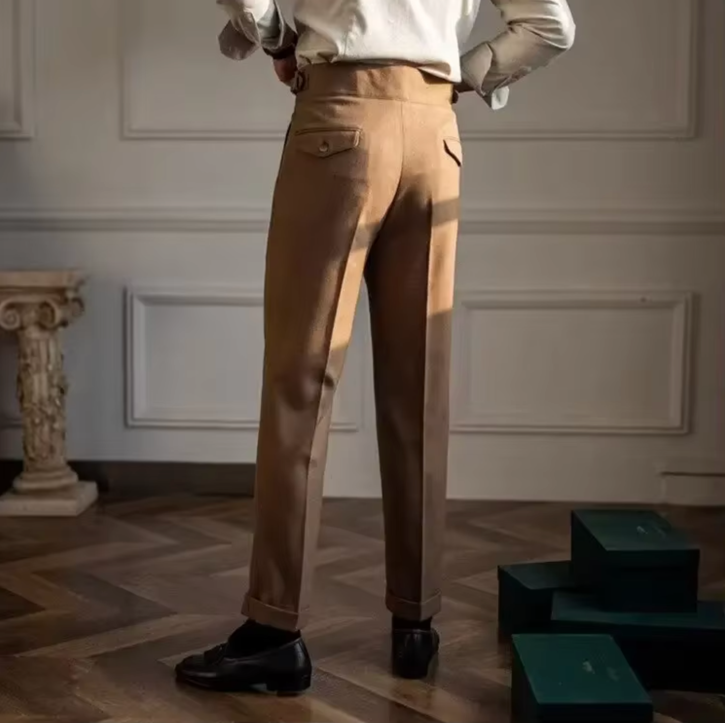 MODENA ADJUSTABLE TAILORED TROUSERS