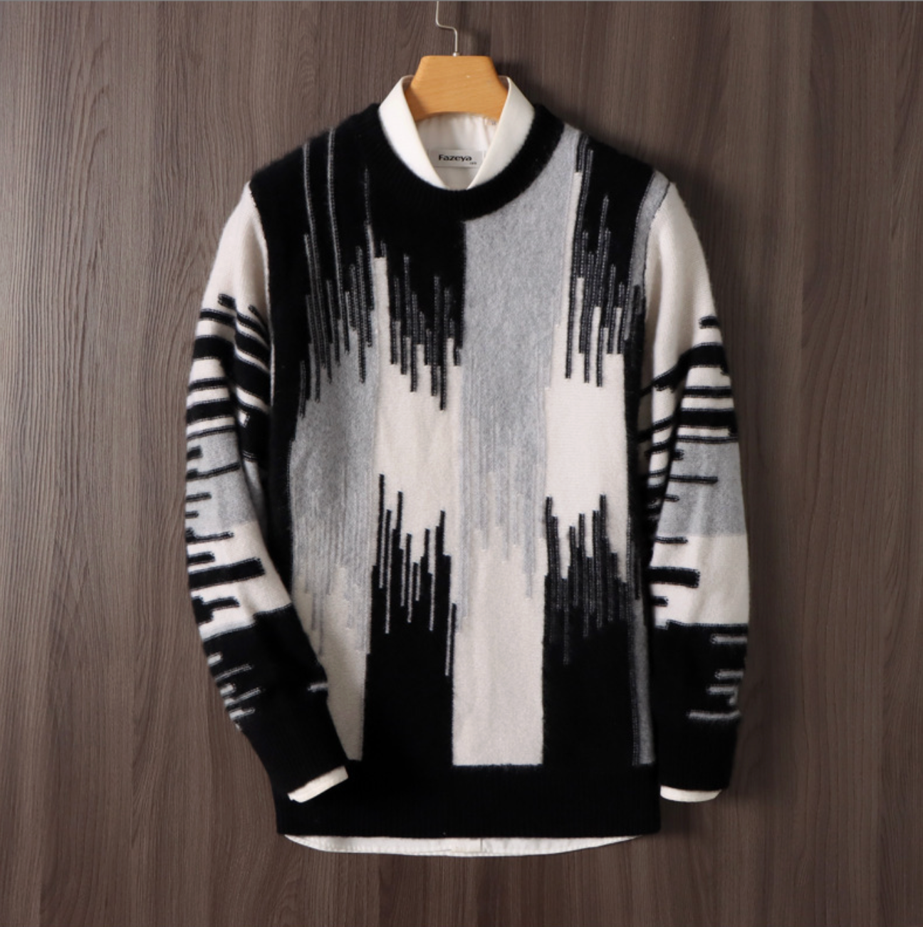 PREMIUM WOOL JACQUARD SWEATER