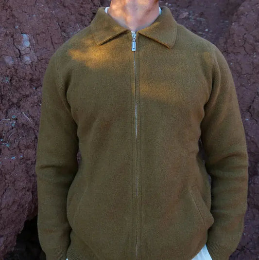 CASHMERE BLEND CARDIGAN JACKET