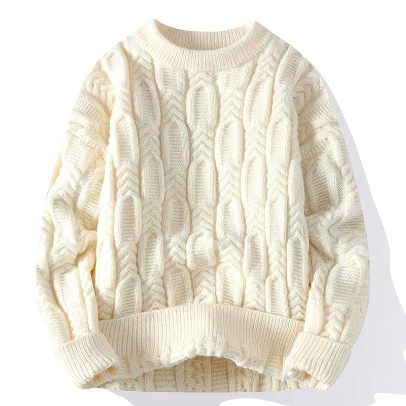 OLIVER CABLE-KNIT SWEATER