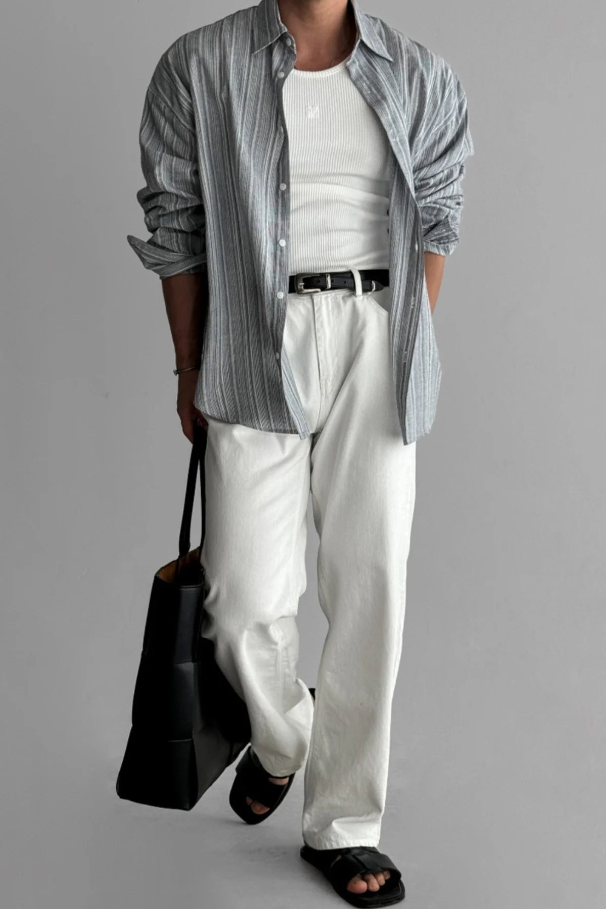 SOLAR SHIELD STRIPED SHIRT