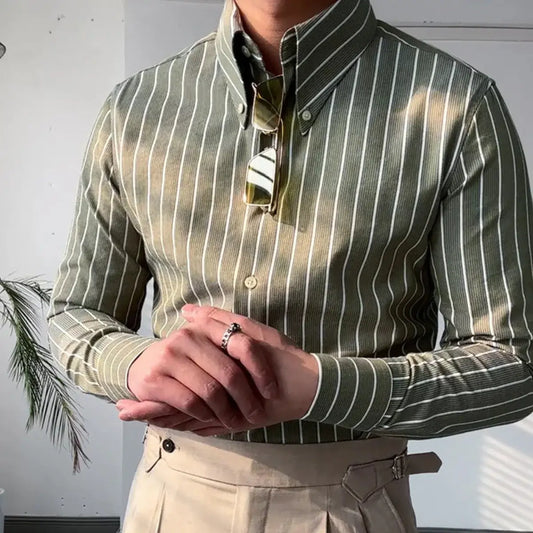 VITTORIA STRIPED SLIM SHIRT