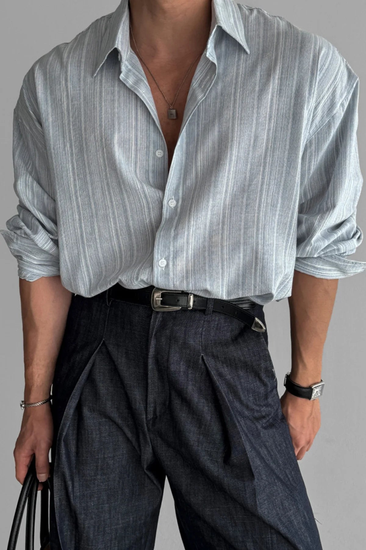 SOLAR SHIELD STRIPED SHIRT