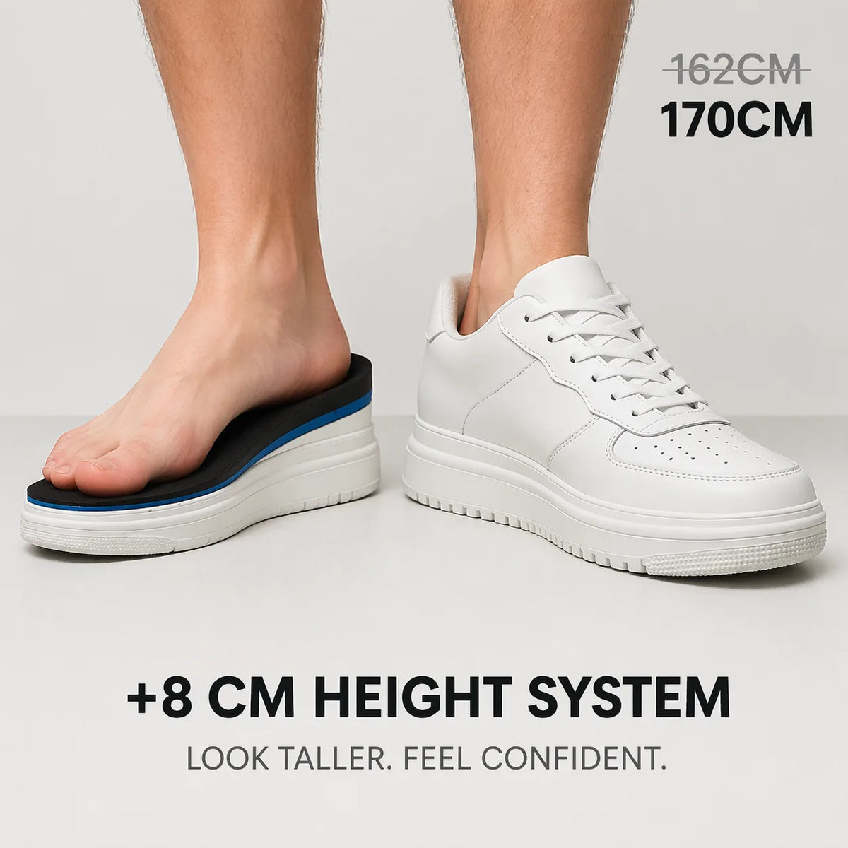 THE RIVIERA LOW-TOP SNEAKER - 8cm (3")