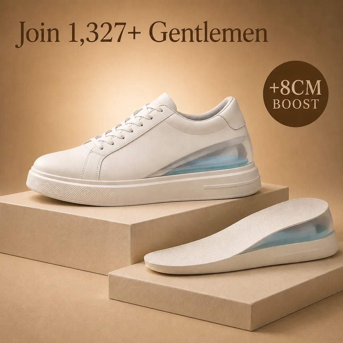 THE ZENITH SNEAKER - 8cm (3")