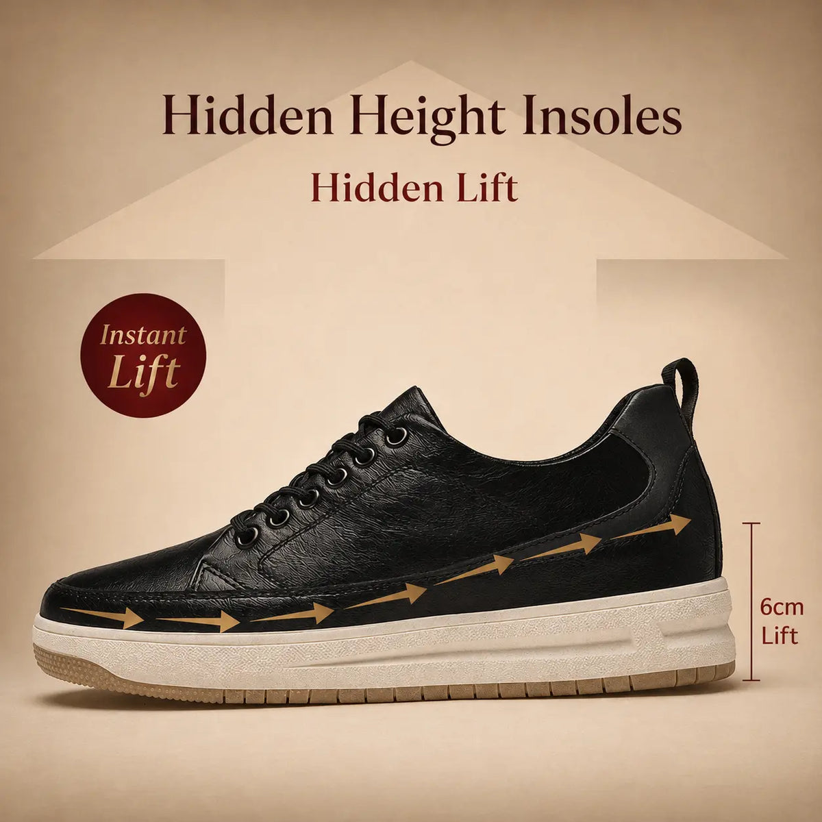 THE REGENT OXFORD SHOE - 6cm (2.4")