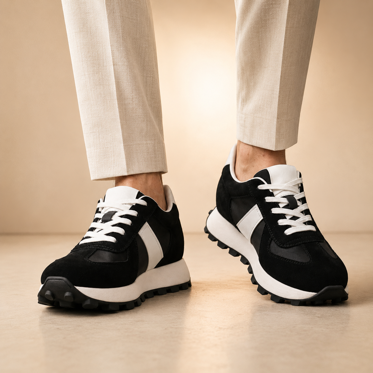 THE MONACO SNEAKER - - 8cm (3")