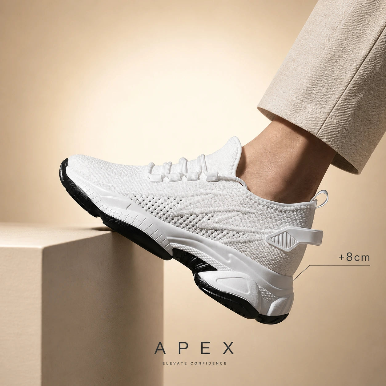 APEX ELEVATION SNEAKERS - 8cm (3")