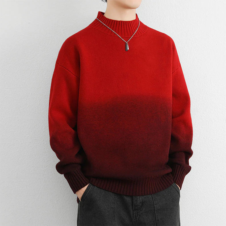 VARELLO OMBRÉ KNIT CREWNECK