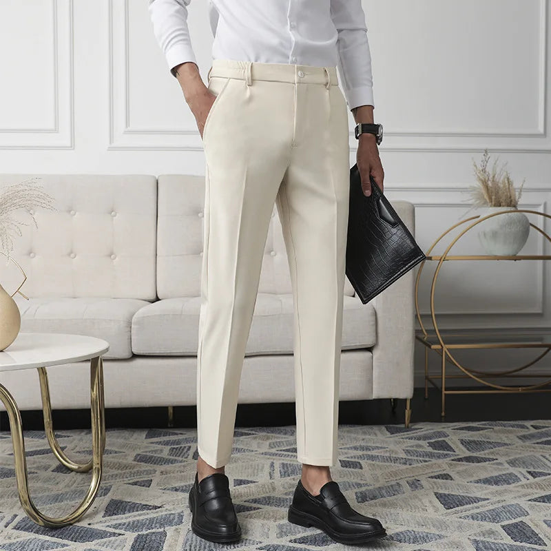 ELEGANT IVORY TROUSERS