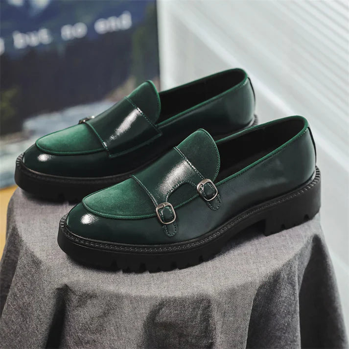 LUCENTI ITALIAN LEATHER LOAFERS