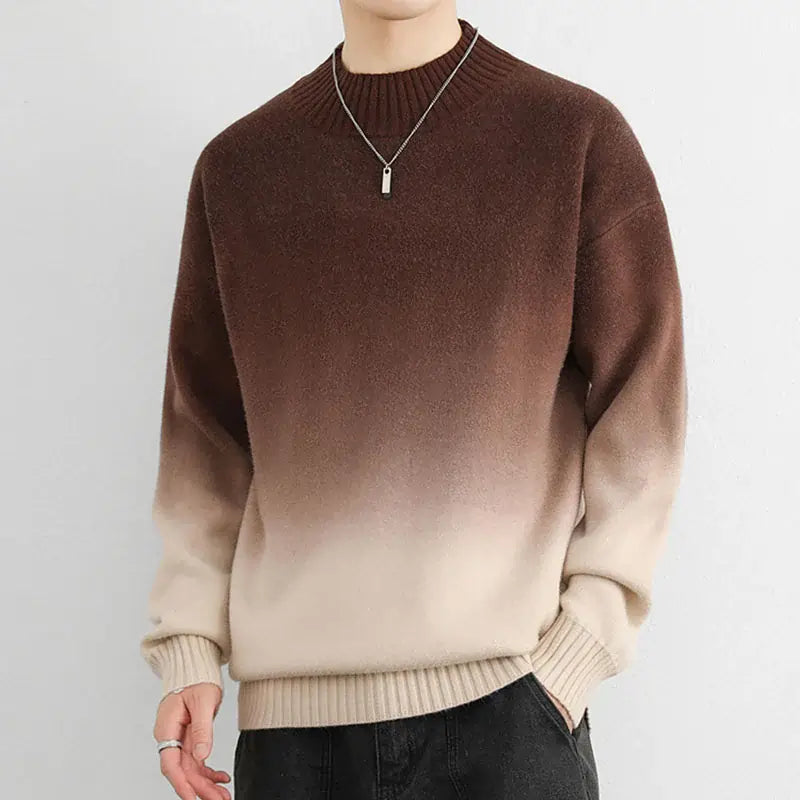 VARELLO OMBRÉ KNIT CREWNECK