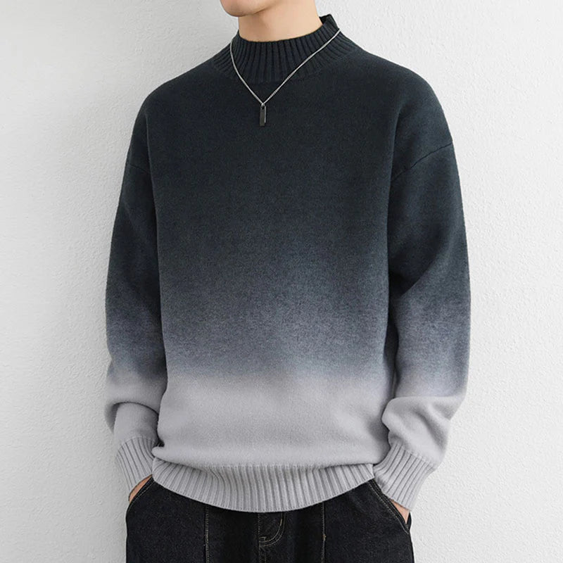 VARELLO OMBRÉ KNIT CREWNECK