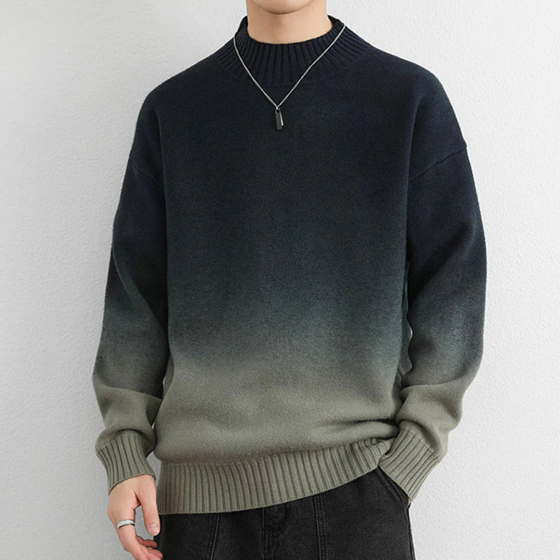 VARELLO OMBRÉ KNIT CREWNECK