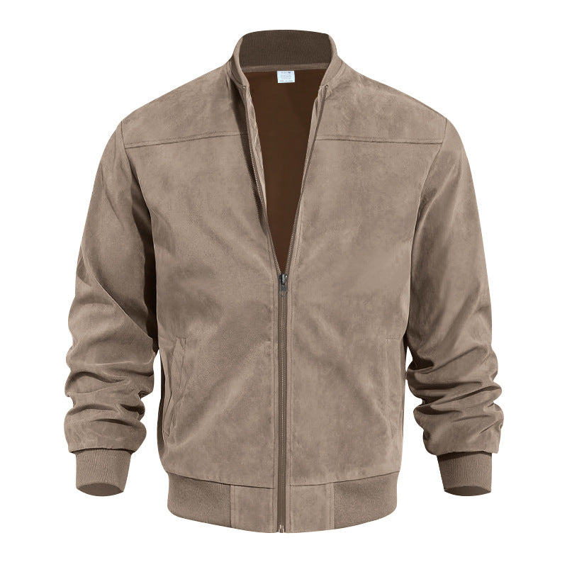 VINTEDGE SOLID SUEDE JACKET