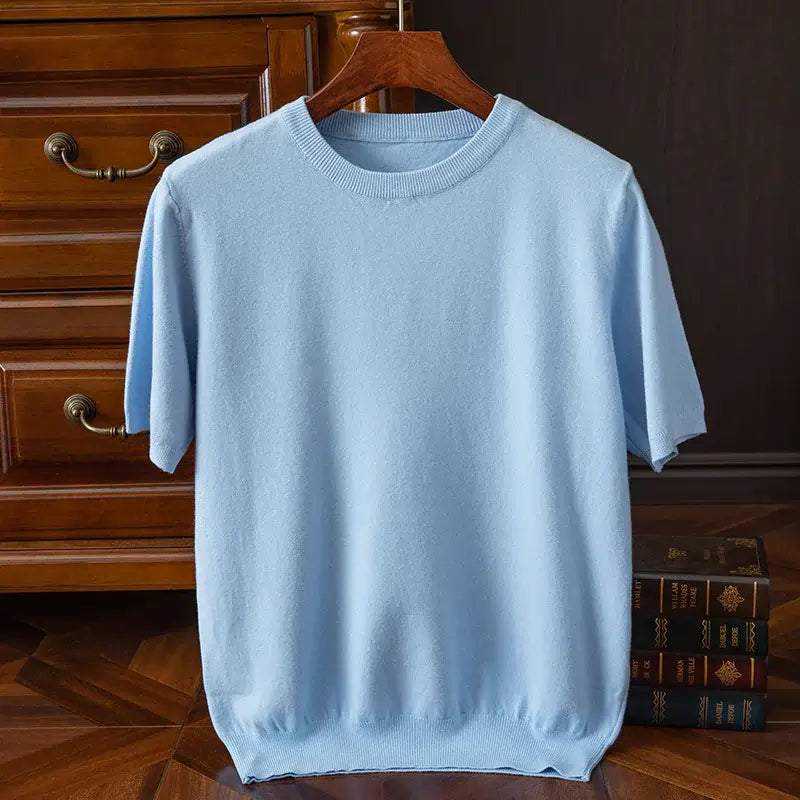 CASHMERE CREWNECK TEE