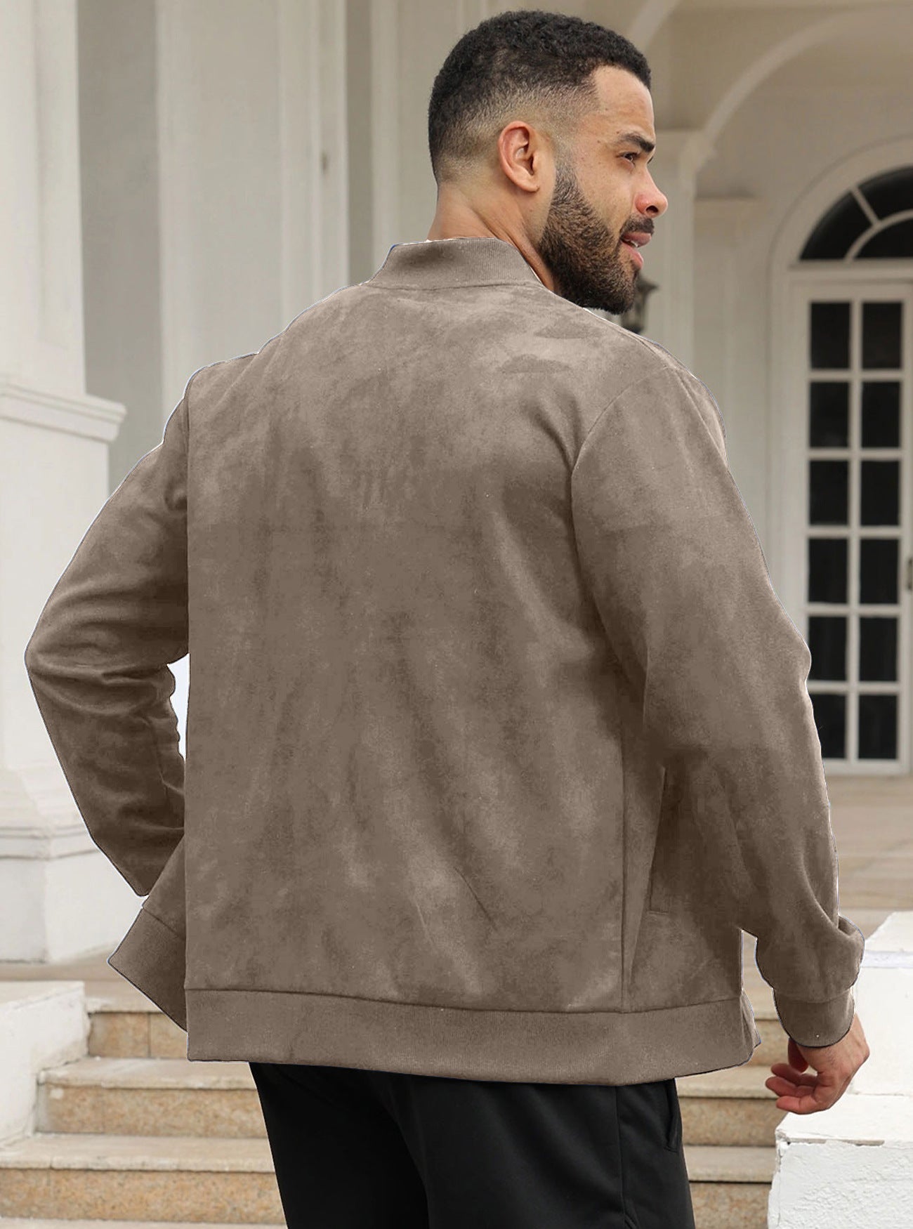 VINTEDGE SOLID SUEDE JACKET