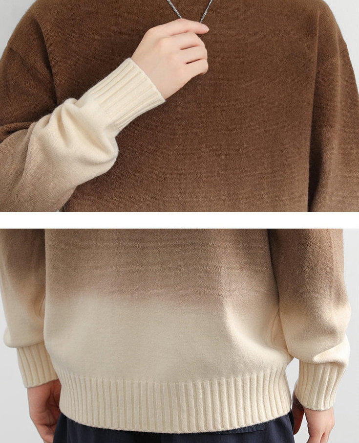 VARELLO OMBRÉ KNIT CREWNECK