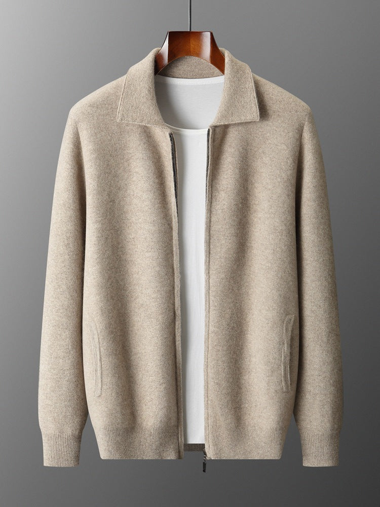 CASHMERE BLEND CARDIGAN JACKET