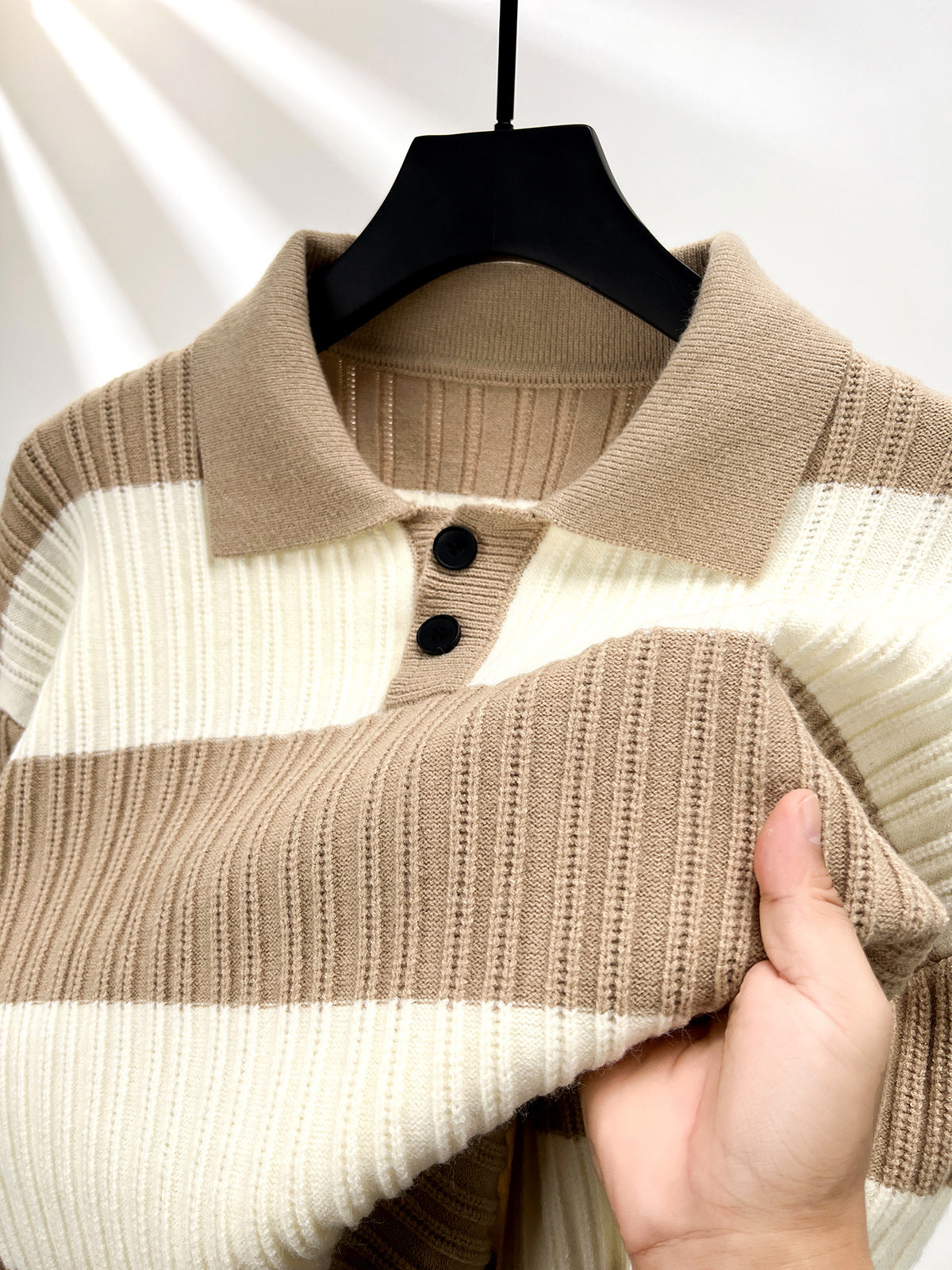 MONTEREY CLASSIC STRIPED KNIT POLO