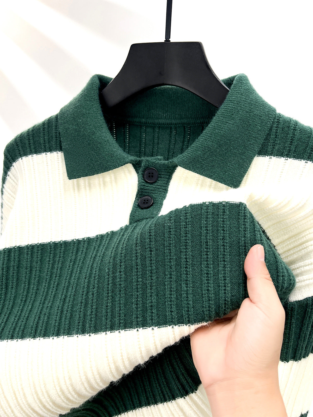 MONTEREY CLASSIC STRIPED KNIT POLO
