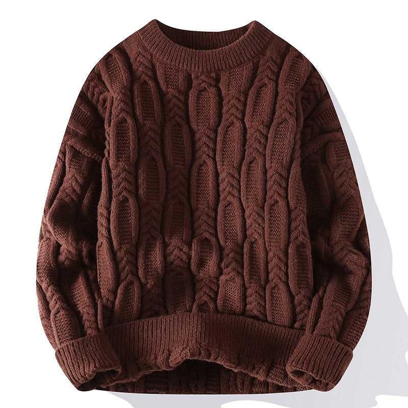 OLIVER CABLE-KNIT SWEATER