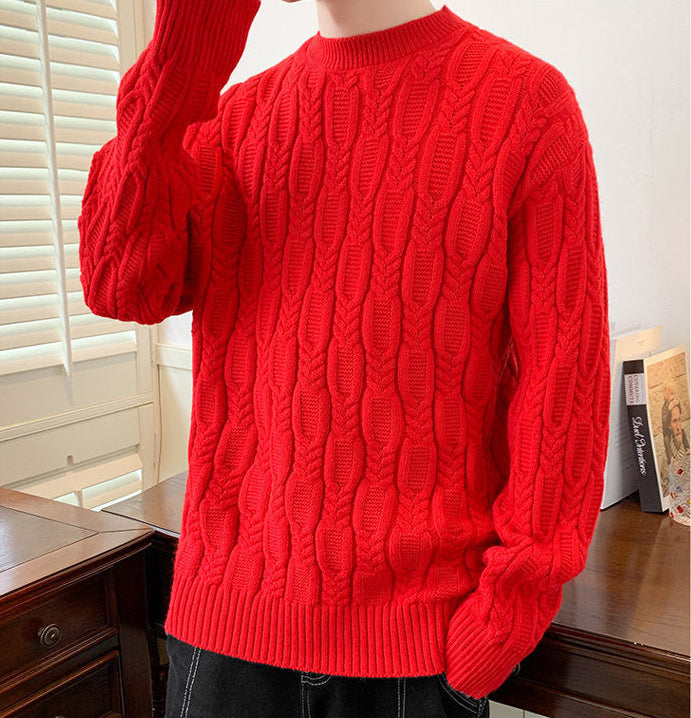 OLIVER CABLE-KNIT SWEATER
