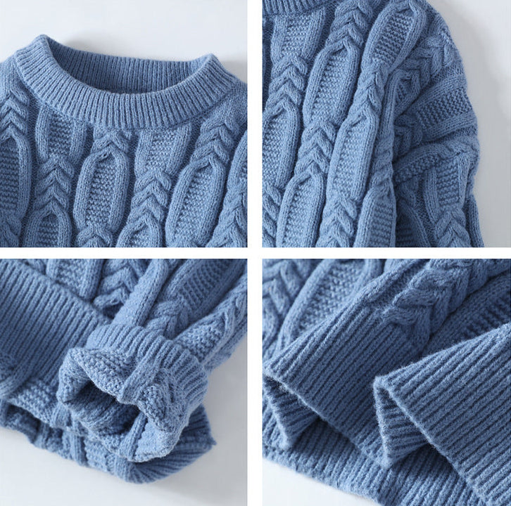 OLIVER CABLE-KNIT SWEATER