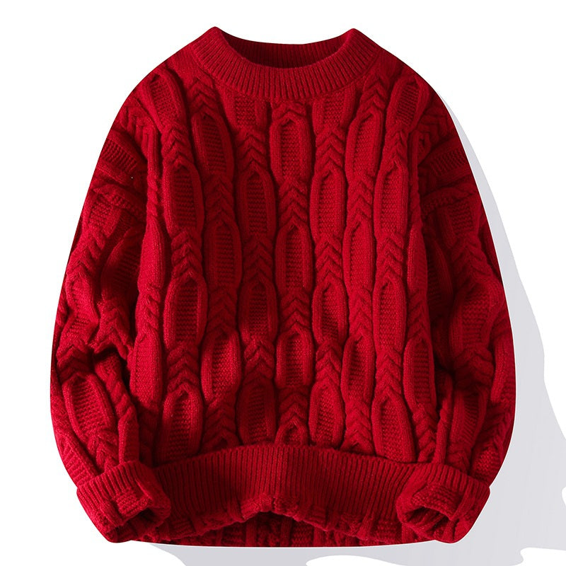 OLIVER CABLE-KNIT SWEATER