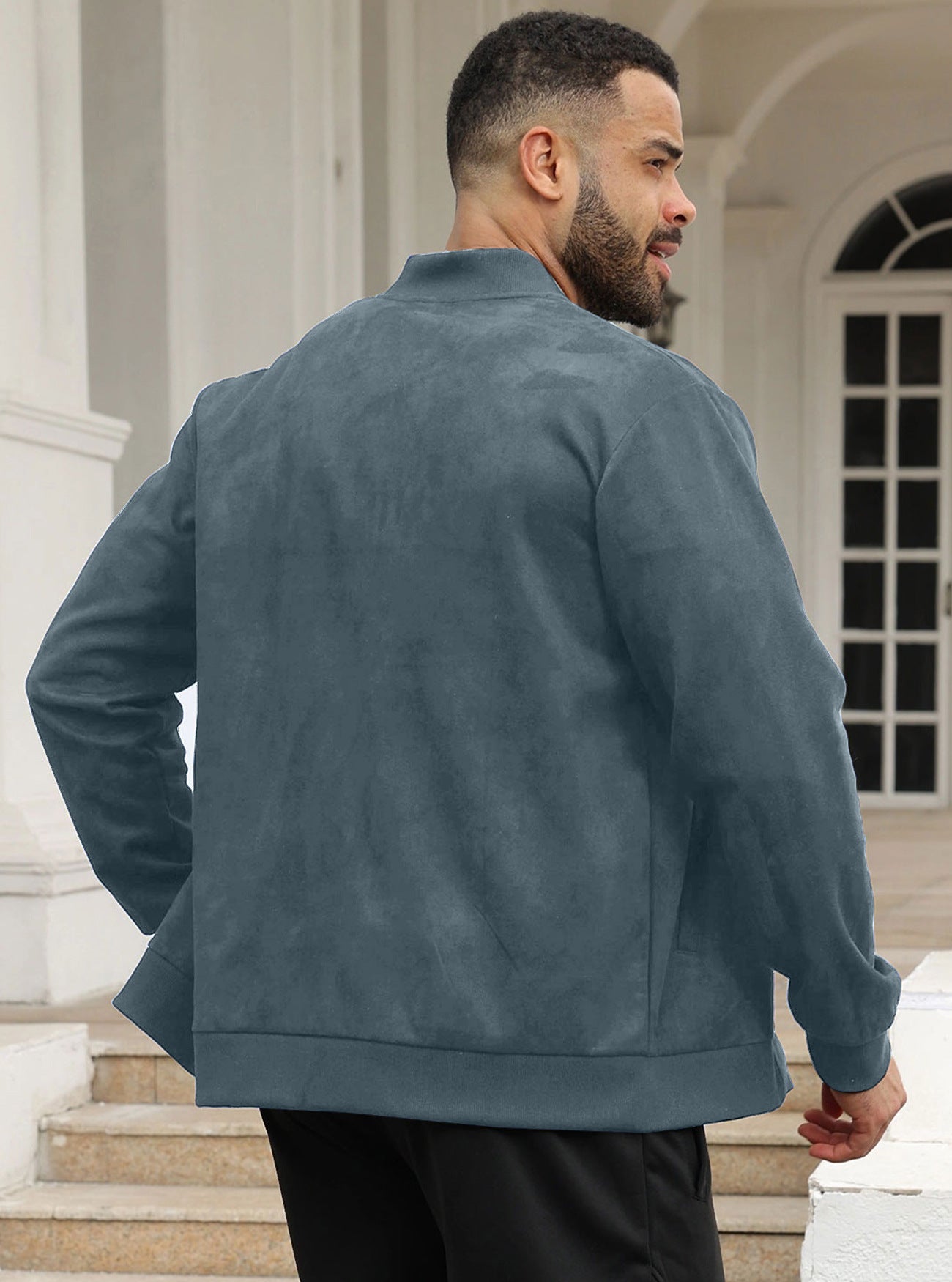 VINTEDGE SOLID SUEDE JACKET