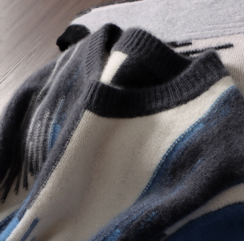 PREMIUM WOOL JACQUARD SWEATER