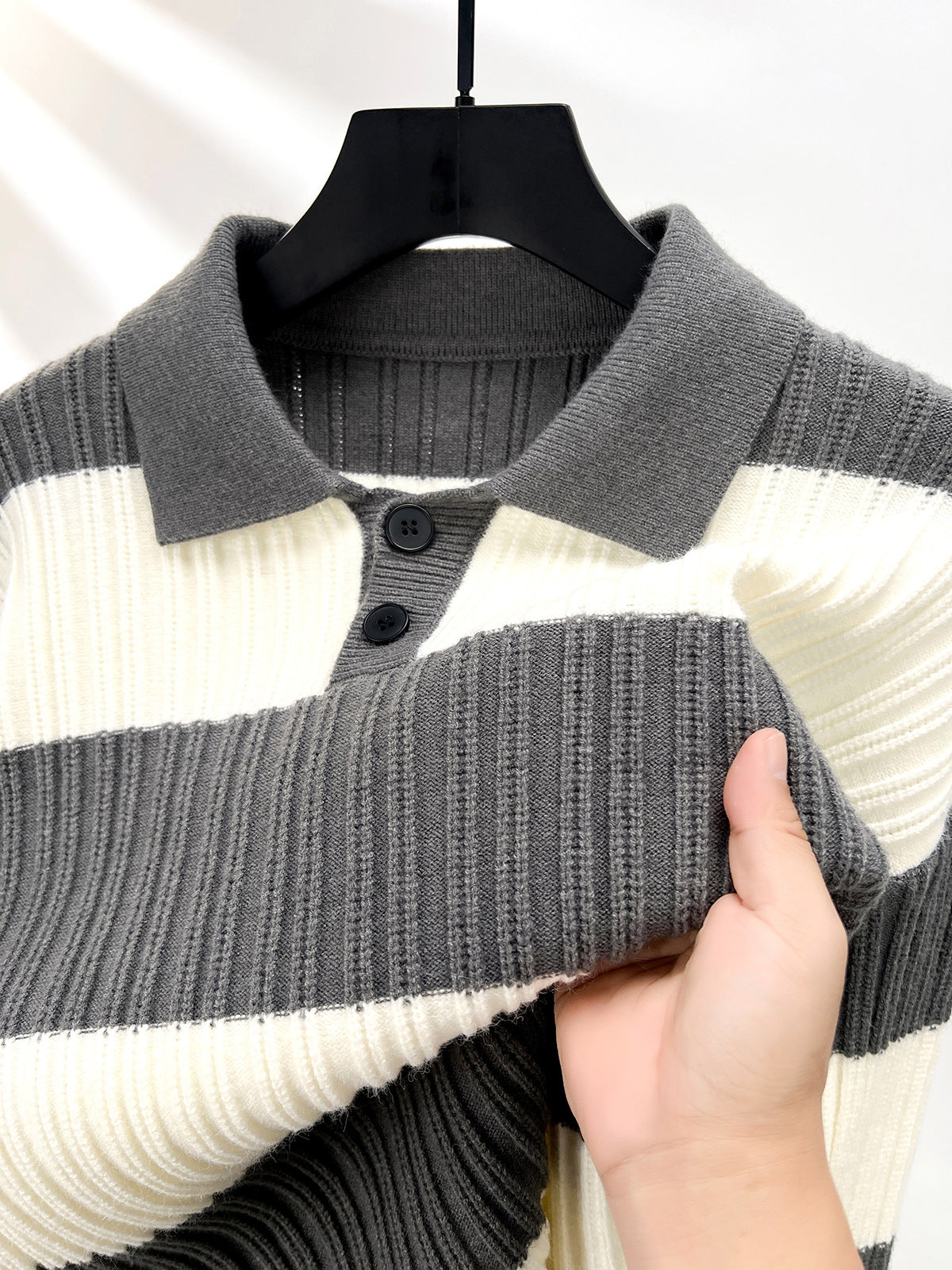 MONTEREY CLASSIC STRIPED KNIT POLO