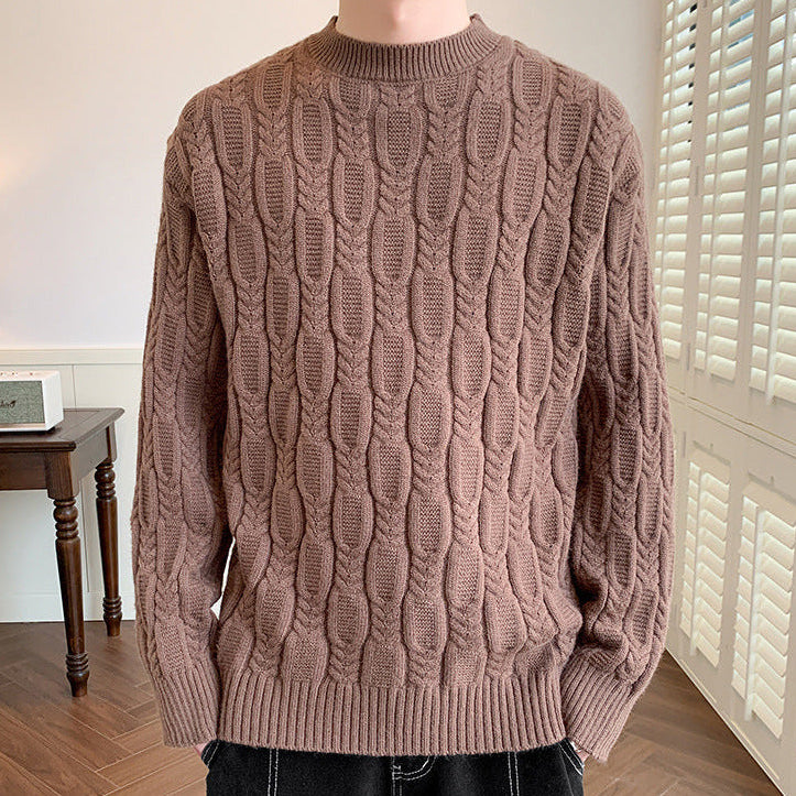 OLIVER CABLE-KNIT SWEATER