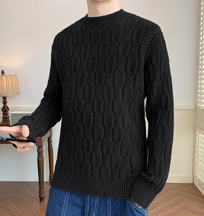 OLIVER CABLE-KNIT SWEATER