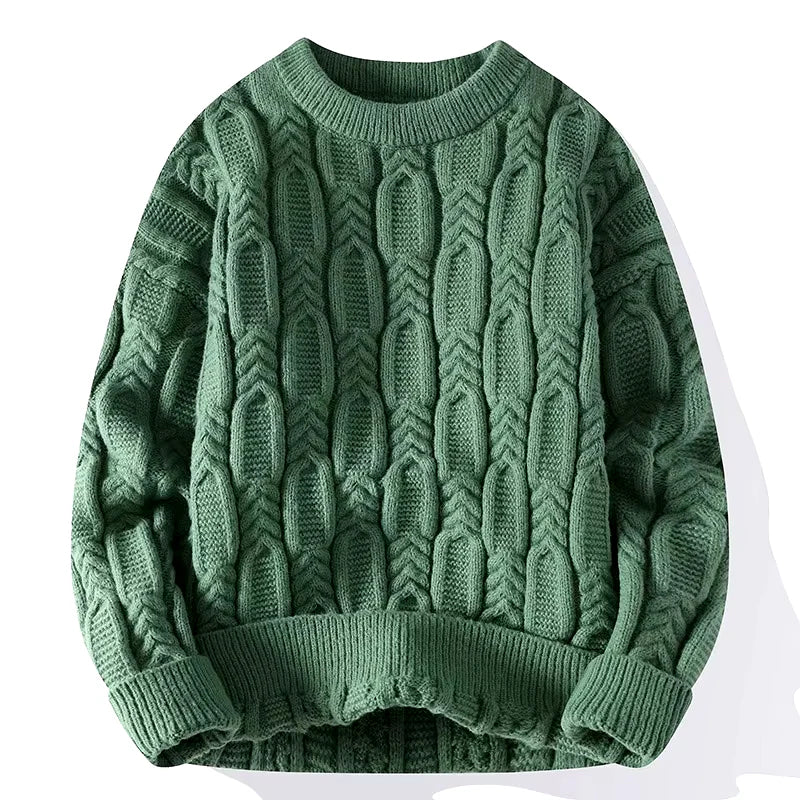 OLIVER CABLE-KNIT SWEATER