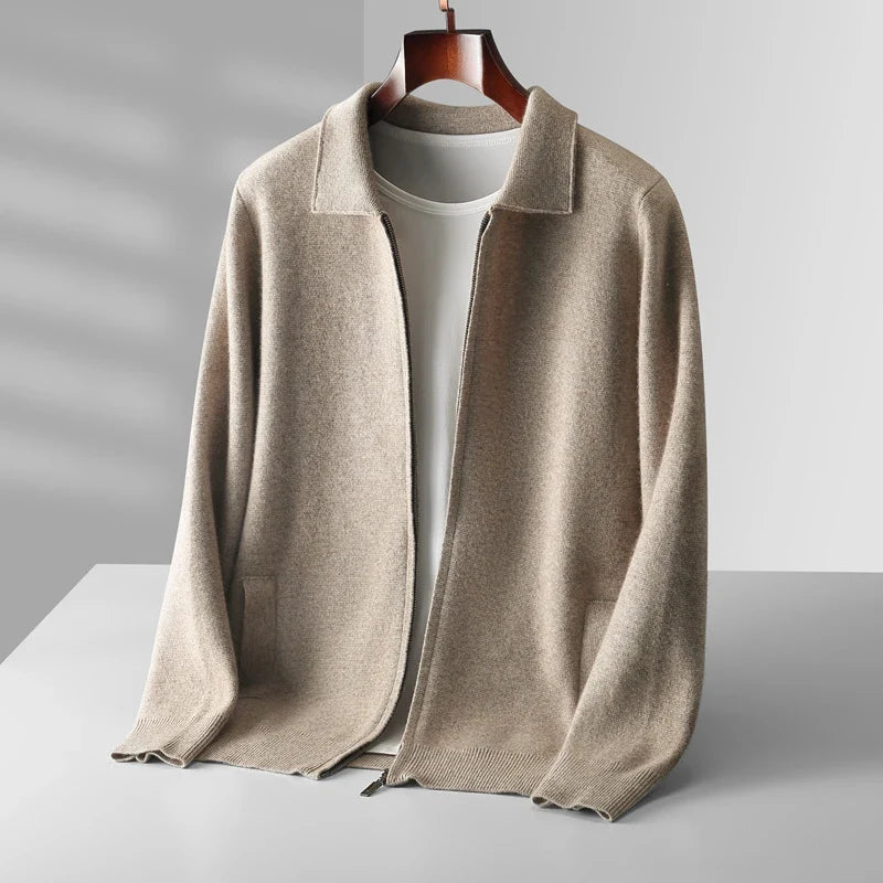 CASHMERE BLEND CARDIGAN JACKET