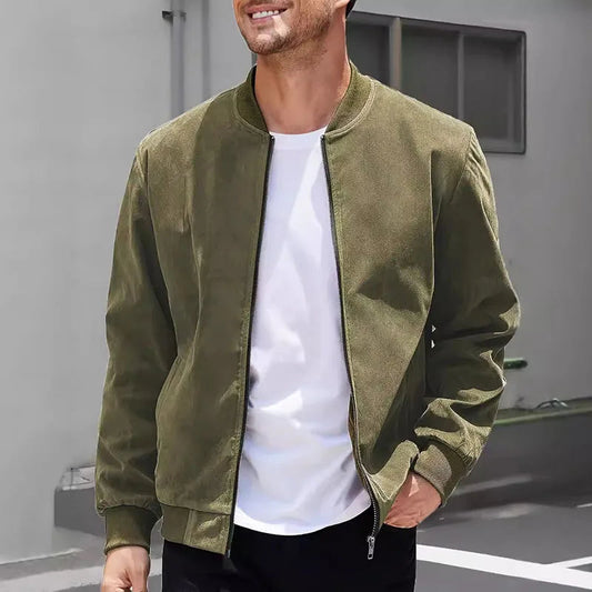 VINTEDGE SOLID SUEDE JACKET