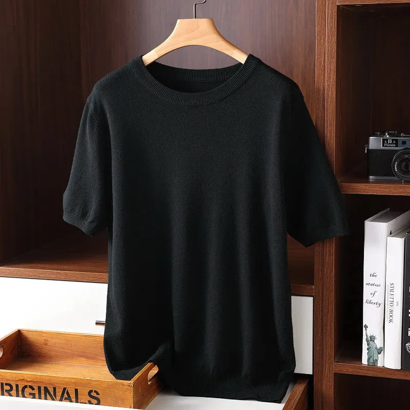 CASHMERE CREWNECK TEE