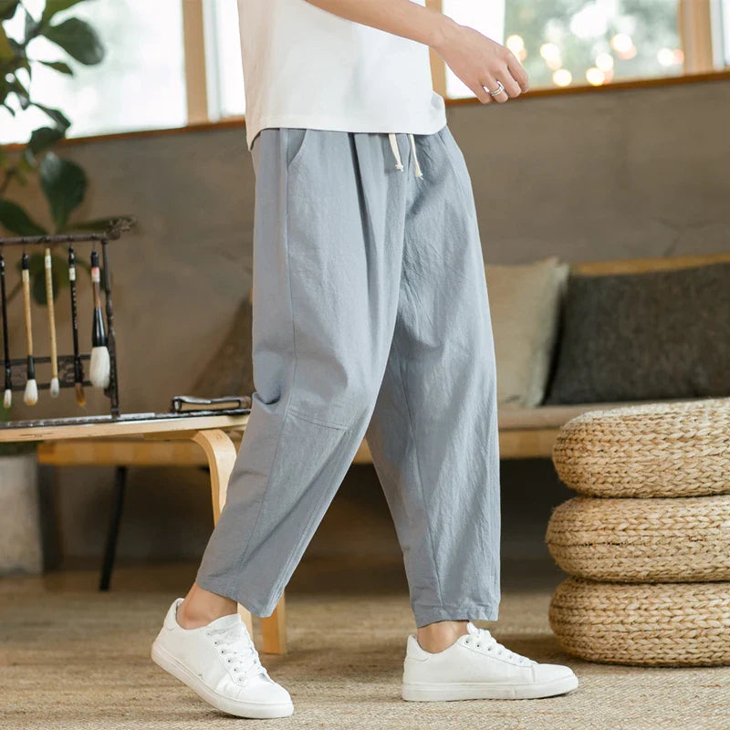 STUDIO LINEN PANTS